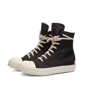 RICK OWENS - DRKSHDW || High-Top Sneakers.